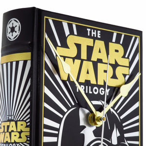The Star Wars Trilogy Book Clock (Darth Vader Cover)